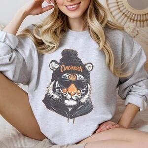 Cincinnati Football Sweatshirt, Trendy Fan Gifts, Crewneck Game Day Appa